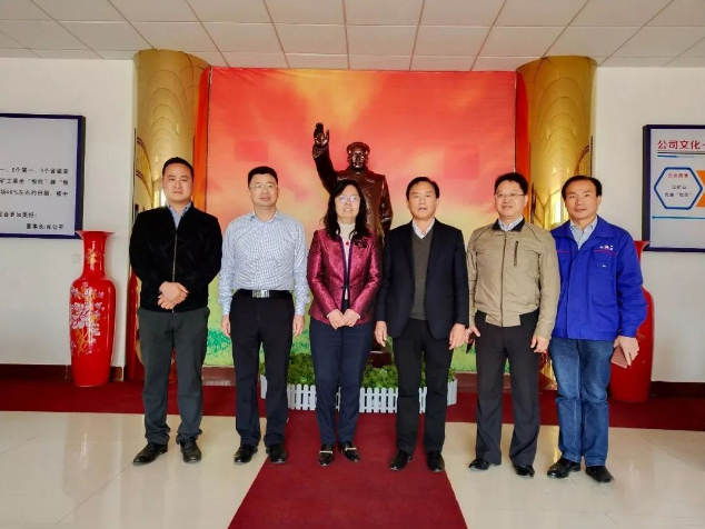湖南省科技廳副廳長(zhǎng)朱皖一行蒞臨【湘潭恒欣】指導(dǎo)工作