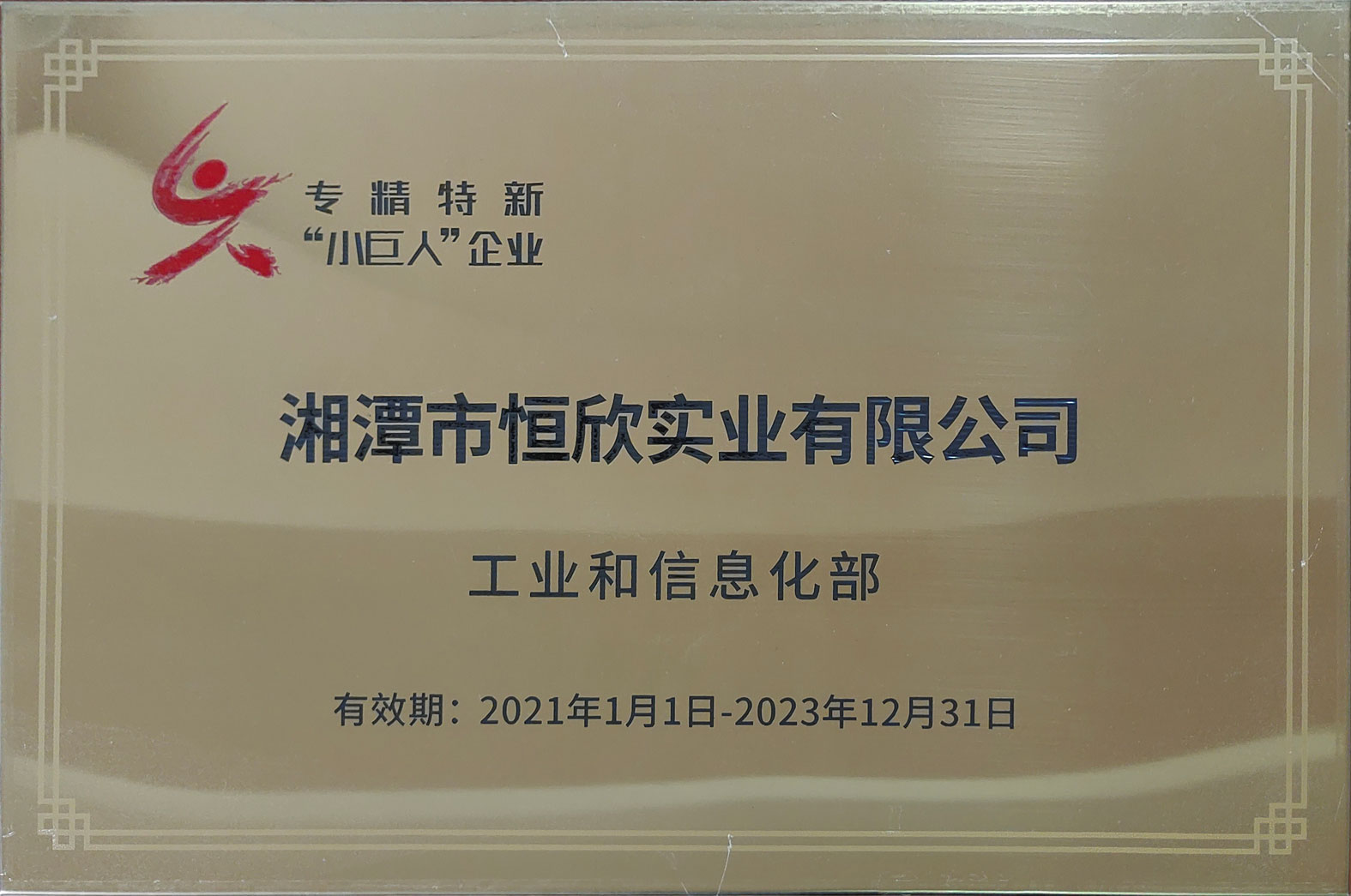 榮獲國家專精特新&ldquo;小巨人&rdquo;稱號