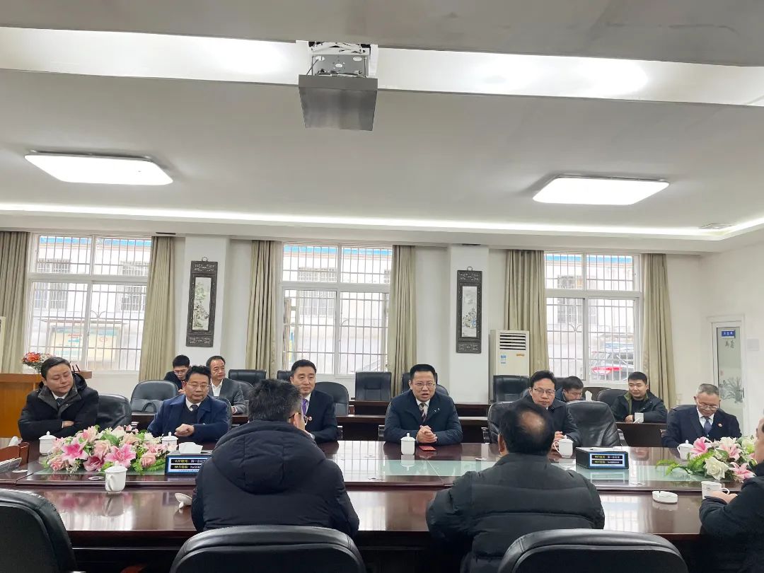 韶山市委市政府領導一行新年慰問【恒欣股份】